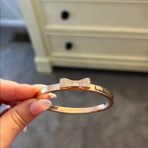 Kate Spade Rose Gold Bow Bracelet